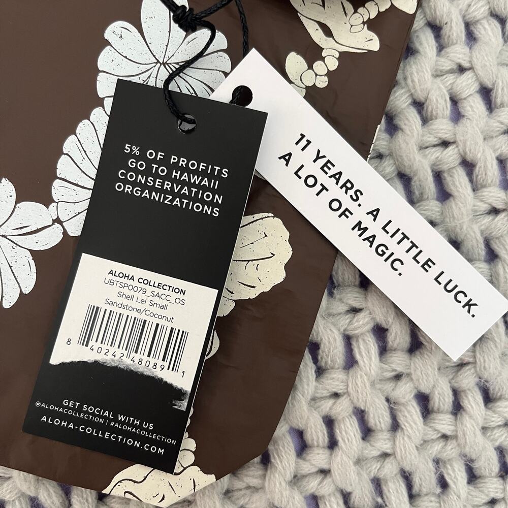 Aloha Collection• LUCKY 11 SPECIAL EDITION Small Pouch RETROGLYPHS Coconut sands - Picture 4 of 7